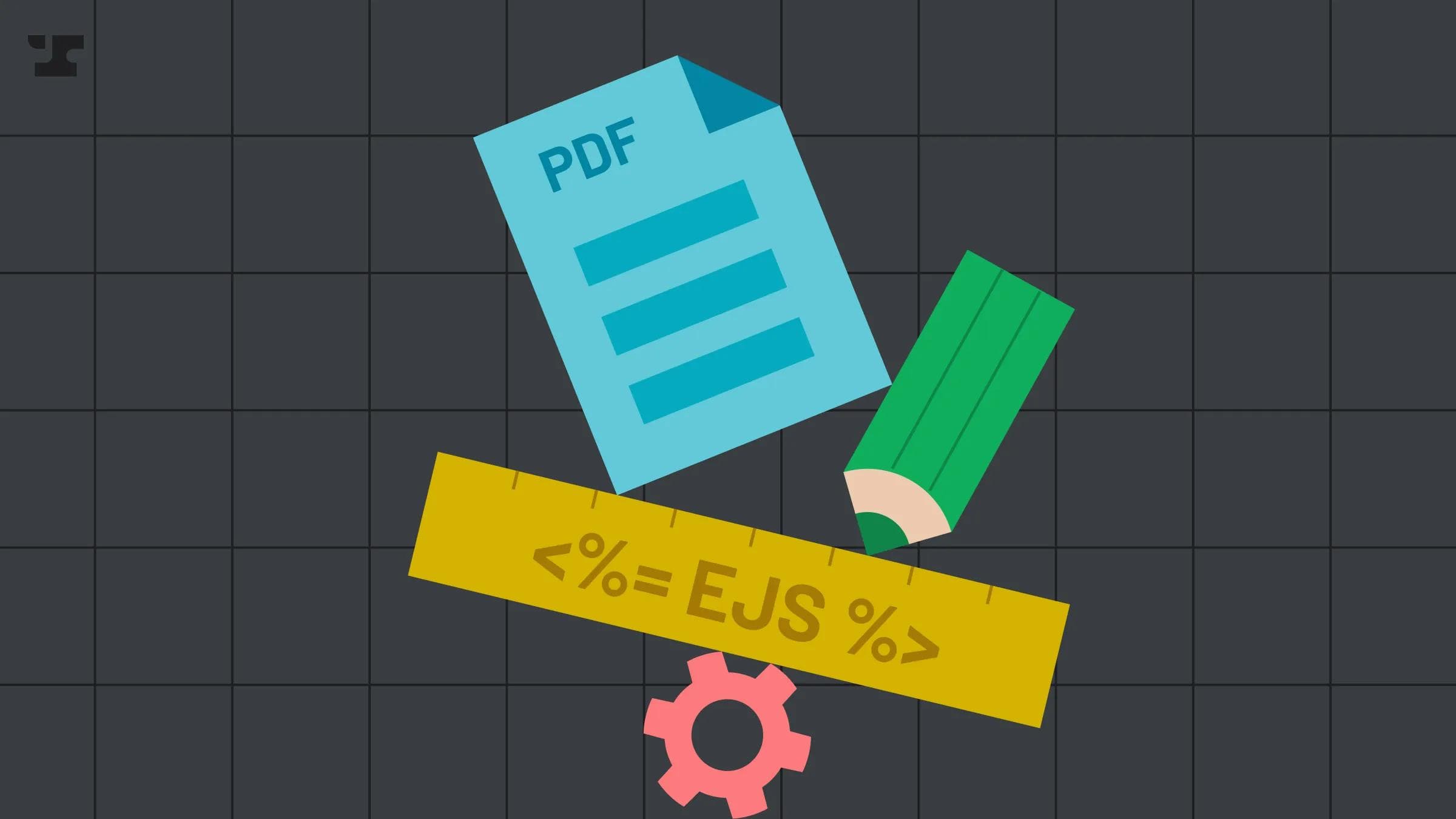 Why using EJS templates to render PDFs is not scalable
