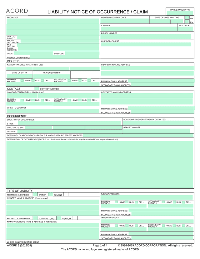 Acord 37 screenshot