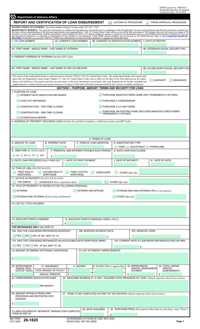 Agency Law Disclosure (RPI 305) screenshot