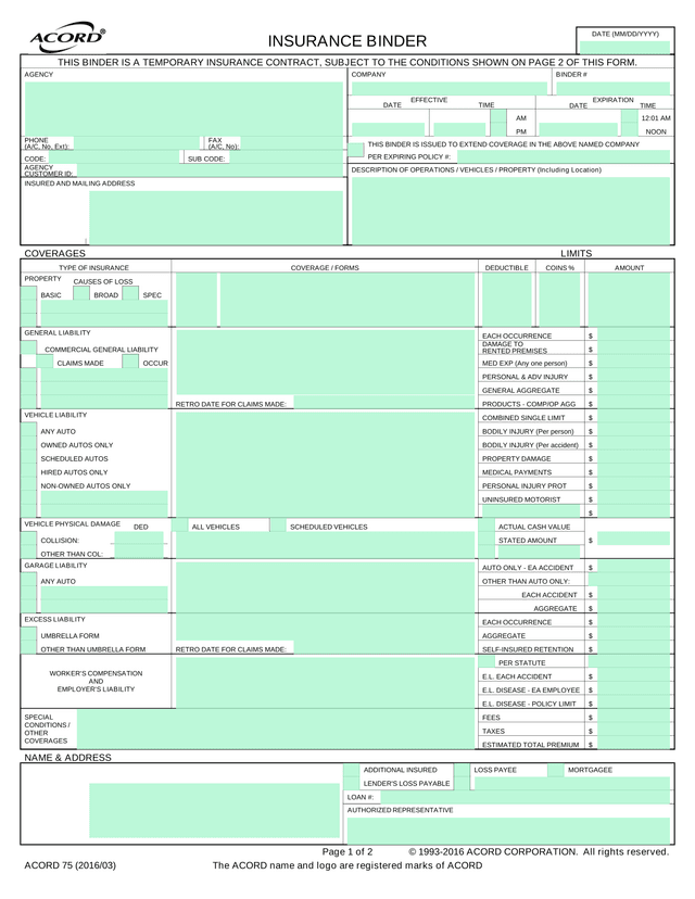 Flood Insurance Application (NFIP Page 1) screenshot