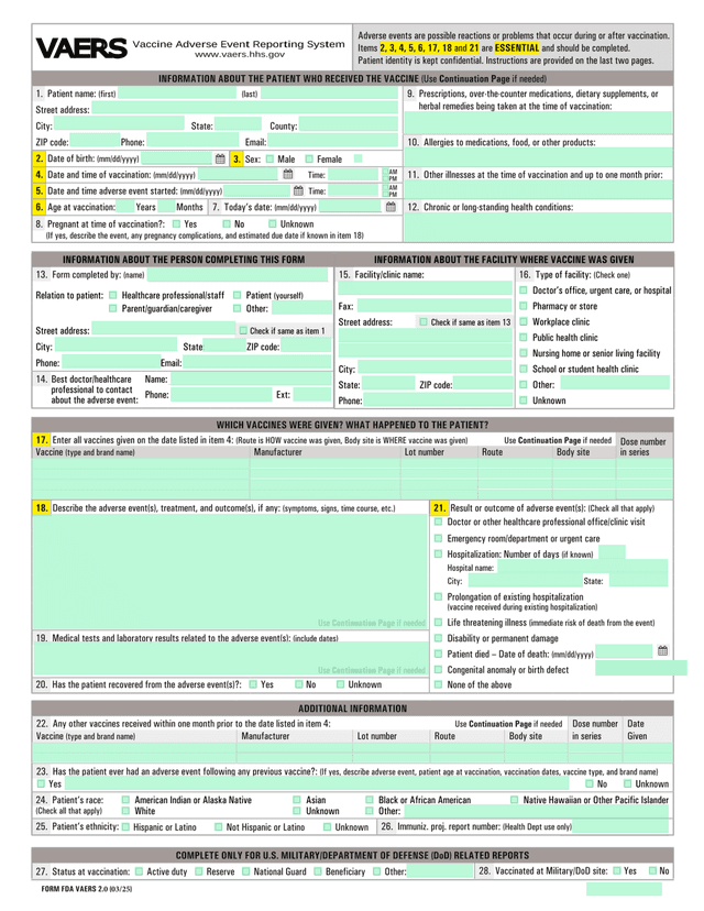 Vaccine Exemption screenshot