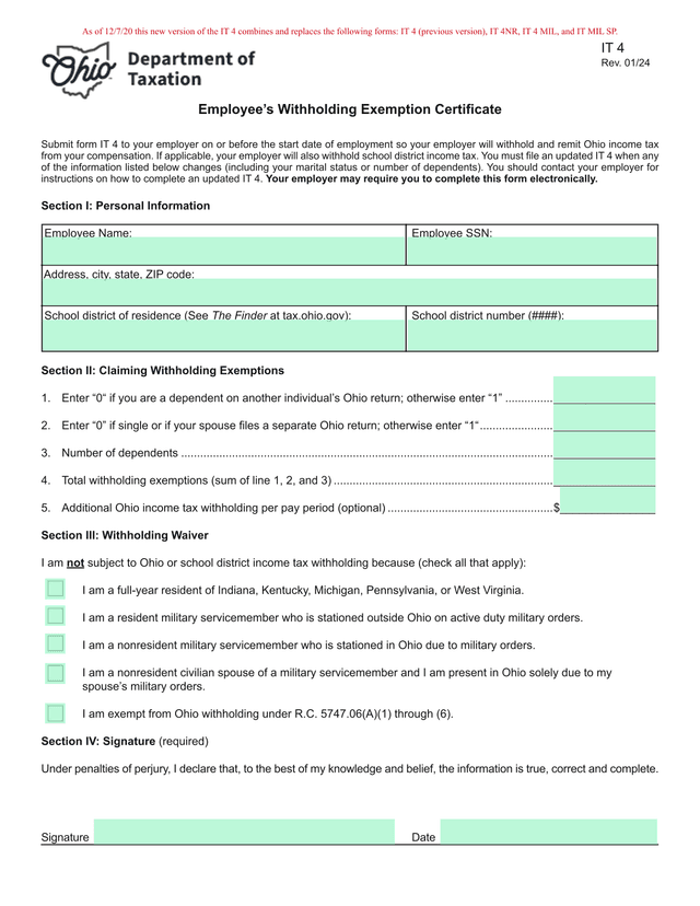 IRS W-9 screenshot