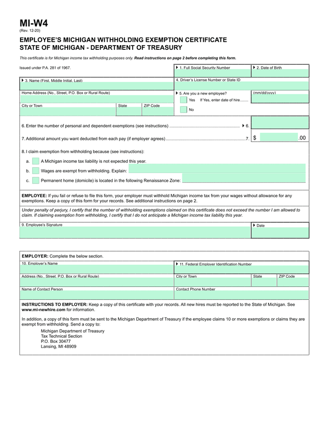 IRS W-9 screenshot