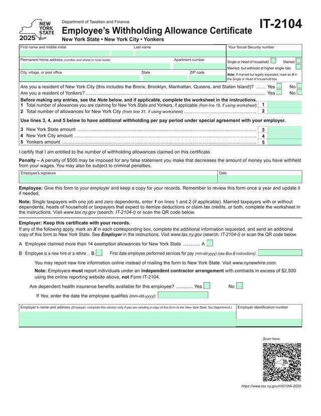 IRS W-9 screenshot
