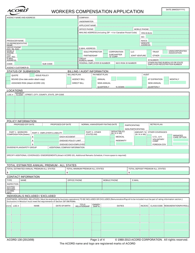 Acord 126 screenshot