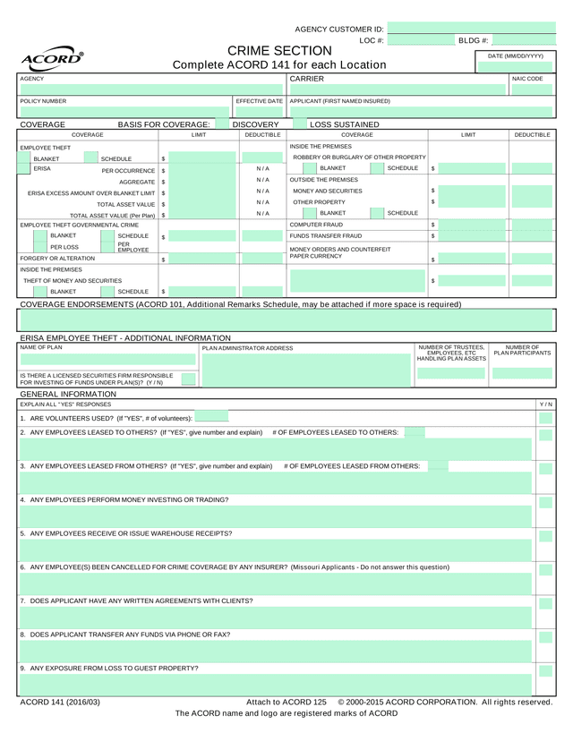 Acord 101 screenshot